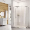 Roman Haven 6 One Door Offset Quadrant Shower Cubicle Enclosure -Comparethebathroom Shop Roman Haven One Door Offset Quadrant Shower Cubicle Enclosure 222107208056 JPG