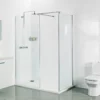 Roman Select 8mm Wetroom Walk In GlassCorner Packx2 Panels & Shower Tray 2 Roman Select 8mm Wetroom Walk In GlassCorner Packx2 Panels & Shower Tray -Comparethebathroom Shop Roman Select 8mm Wetroom Walk In Glass Corner Pack x2 Panels Shower Tray 322825113009 JPG