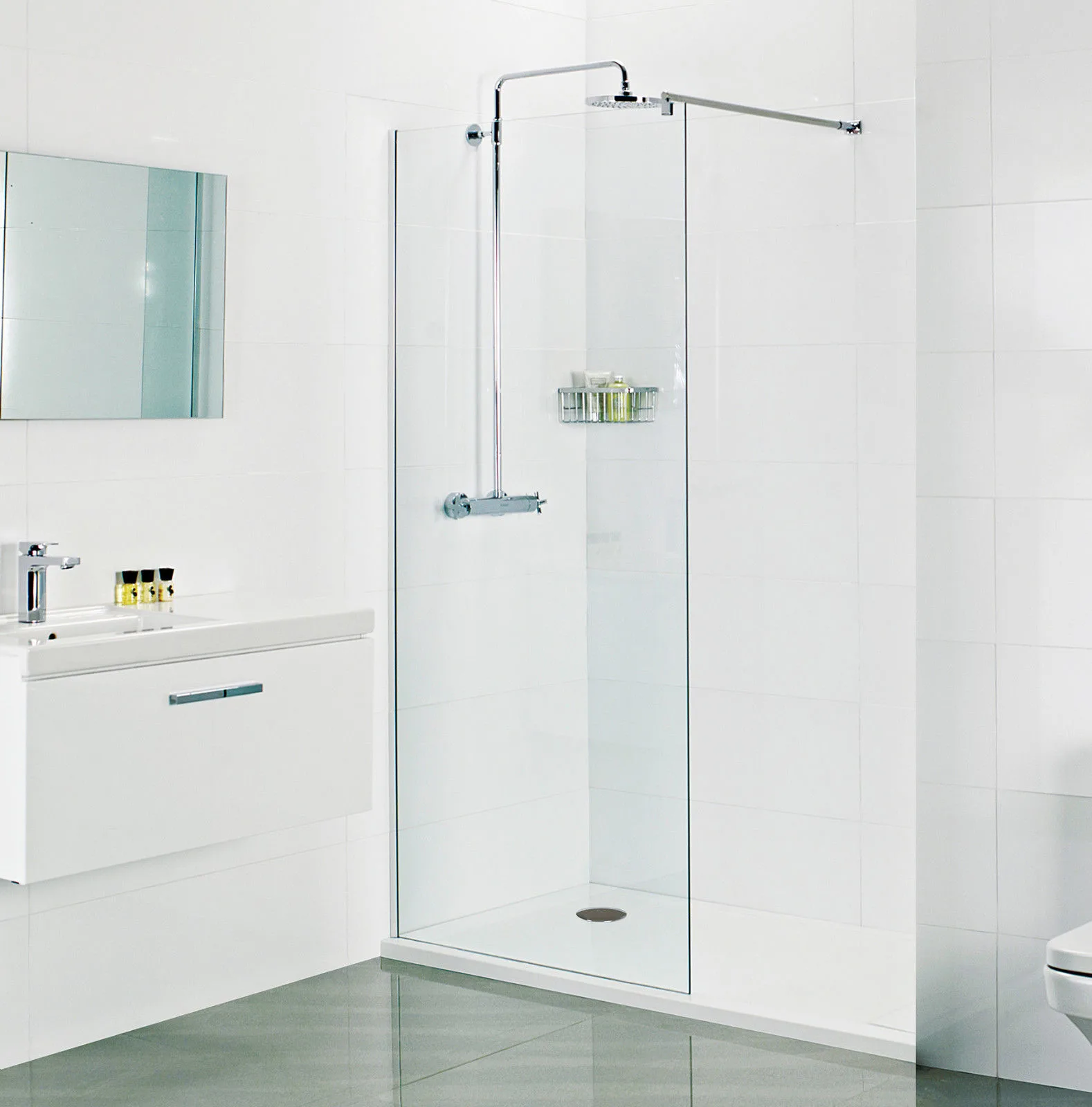 Roman Select 8mm Wetroom Walk In Glass Panel Shower 800 900 1000 1100 1200 1400 3 Roman Select 8mm Wetroom Walk In Glass Panel Shower 800 900 1000 1100 1200 1400