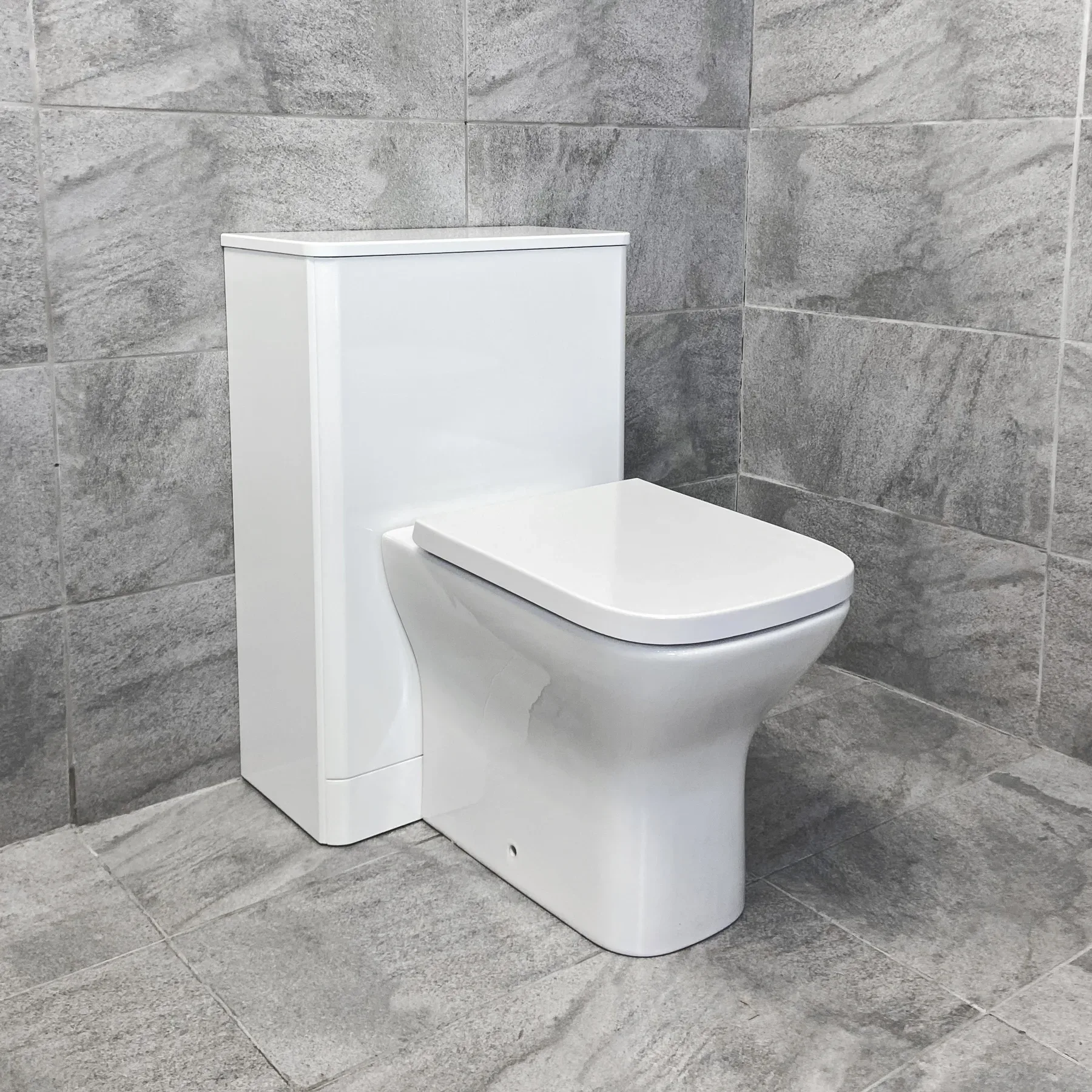 Ross 500mm WC Toilet Unit With Back To Wall WC Pan White Or Anthracite Grey 6 Ross 500mm WC Toilet Unit With Back To Wall WC Pan White Or Anthracite Grey - Image 4