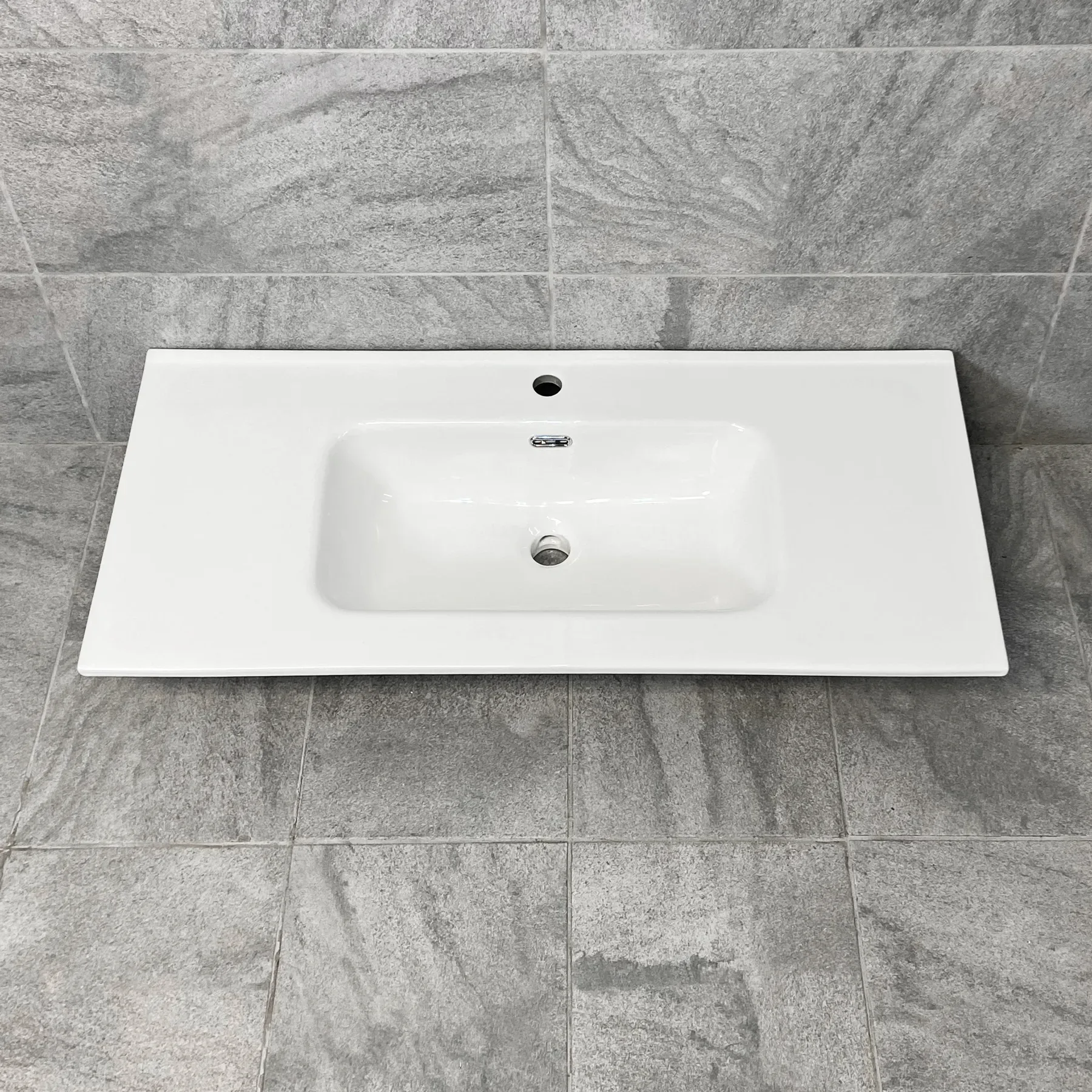 Ceramic Bathroom Sink Vanity Basin – 1010mm X 465mm – Rectangular 5 Ceramic Bathroom Sink Vanity Basin – 1010mm X 465mm – Rectangular - Image 3