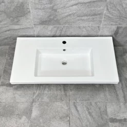 910mm X 465mm Ceramic Bathroom Sink Vanity Basin Rectangular