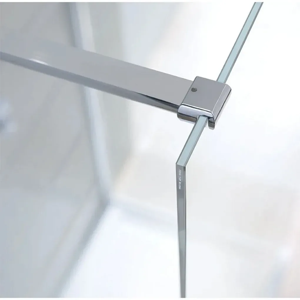 Lakes 700mm Walk In Glass Wetroom Panel Shower Enclosure With Side Panel Option 4 Lakes 700mm Walk In Glass Wetroom Panel Shower Enclosure With Side Panel Option - Image 2