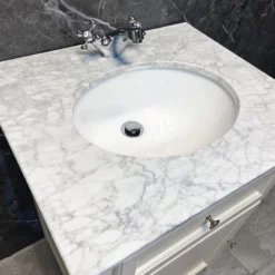 Savoy Traditional Style White Or Grey 600mm Vanity Unit Inc. Worktop & Basin 16 Savoy Traditional Style White Or Grey 600mm Vanity Unit Inc. Worktop & Basin -Comparethebathroom Shop Savoy Old English White 1 Door Vanity Unit Basin Tap