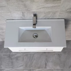 Sulu Wall Hung Vanity Unit With 800mm Ceramic Basin Sink 1 Drawer White 9 Sulu Wall Hung Vanity Unit With 800mm Ceramic Basin Sink 1 Drawer White -Comparethebathroom Shop Savu 800mm wall hung unit with tap 3 Feb 18 jpg webp