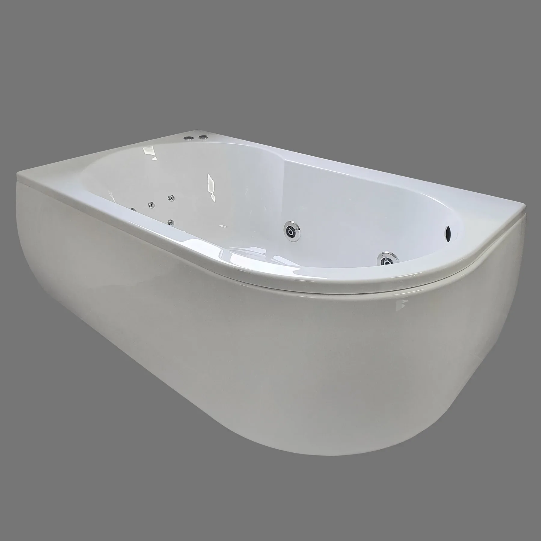 Luxury Corner Bath Whirlpool 1550mm X 900mm – Left Hand Bath 5 Luxury Corner Bath Whirlpool 1550mm X 900mm – Left Hand Bath - Image 3