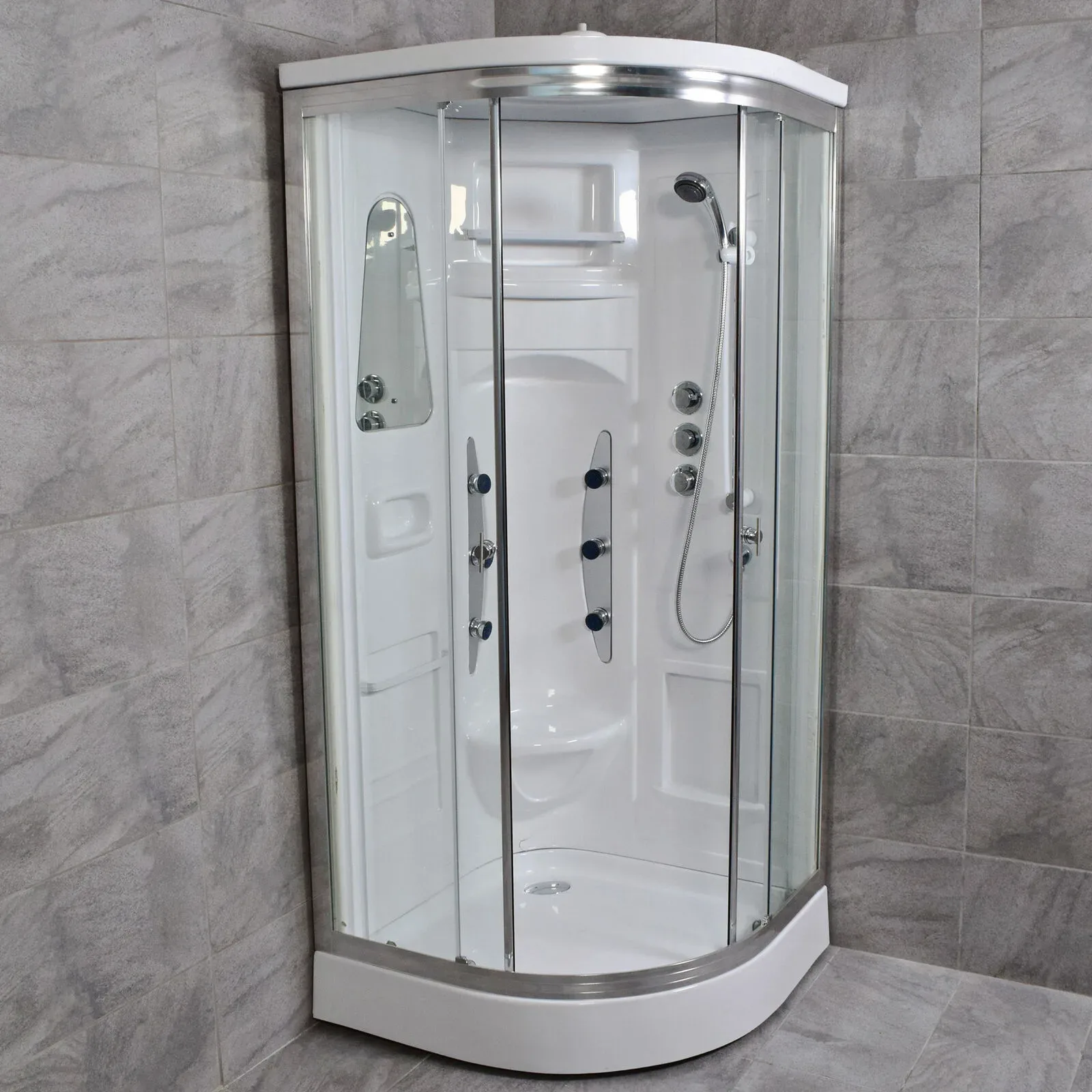 Shower Enclosure Cubicle Cabin Cubicle With Body Jets / Non Steam No Electrics 4 Shower Enclosure Cubicle Cabin Cubicle With Body Jets / Non Steam No Electrics - Image 2