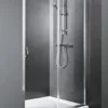 Sliding Shower Door Chrome 1200mm With Side Panel & Tray Option -Comparethebathroom Shop Sliding Shower Door Chrome 1200mm with Tray Option Lifetime guarantee 321122253354 JPG