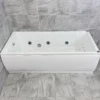 Sloane 1700 X 750mm Whirlpool Acrylic White Spa Bath – 6 Jet Or 11 Jet 2 Sloane 1700 X 750mm Whirlpool Acrylic White Spa Bath – 6 Jet Or 11 Jet -Comparethebathroom Shop Sloane Slim 1700 750 ETH Whirlpool Bath Side 1 jpg webp