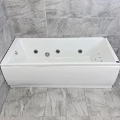 Sloane 1700 X 750mm Whirlpool Acrylic White Spa Bath – 6 Jet Or 11 Jet
