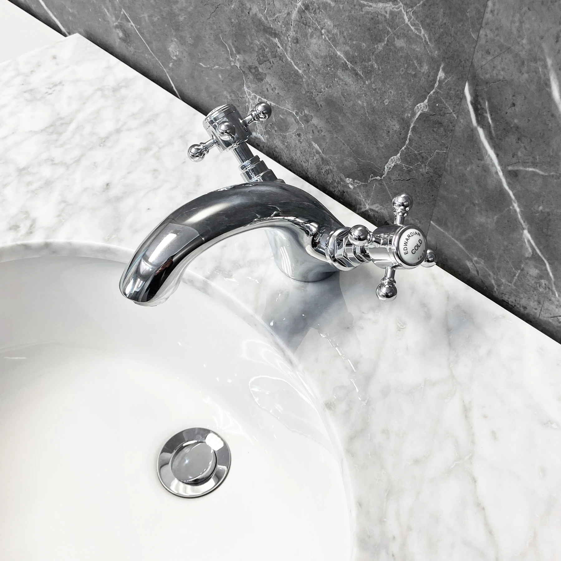 Salisbury Traditional 1300mm Dark Grey Vanity Set Inc Toilet & Marble Worktop 9 Salisbury Traditional 1300mm Dark Grey Vanity Set Inc Toilet & Marble Worktop - Image 8