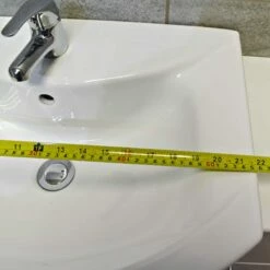 1350mm Vanity Set Bathroom Furniture Suite Sink Storage Drawerline White 25 1350mm Vanity Set Bathroom Furniture Suite Sink Storage Drawerline White -Comparethebathroom Shop St Moritz 1350 CF2 Basin Width 1