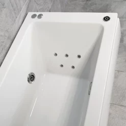 Charlotte Whirlpool Bath White 550 Vanity Bath Suite With Taps -Comparethebathroom Shop St Moritz Bath Charlie Suite Bath Jets