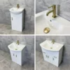 Vanity Unit Bathroom Sink Basin Storage White With Gold Brushed Brass Handles 1 Vanity Unit Bathroom Sink Basin Storage White With Gold Brushed Brass Handles -Comparethebathroom Shop St Moritz Brushed Brass Comp jpg webp