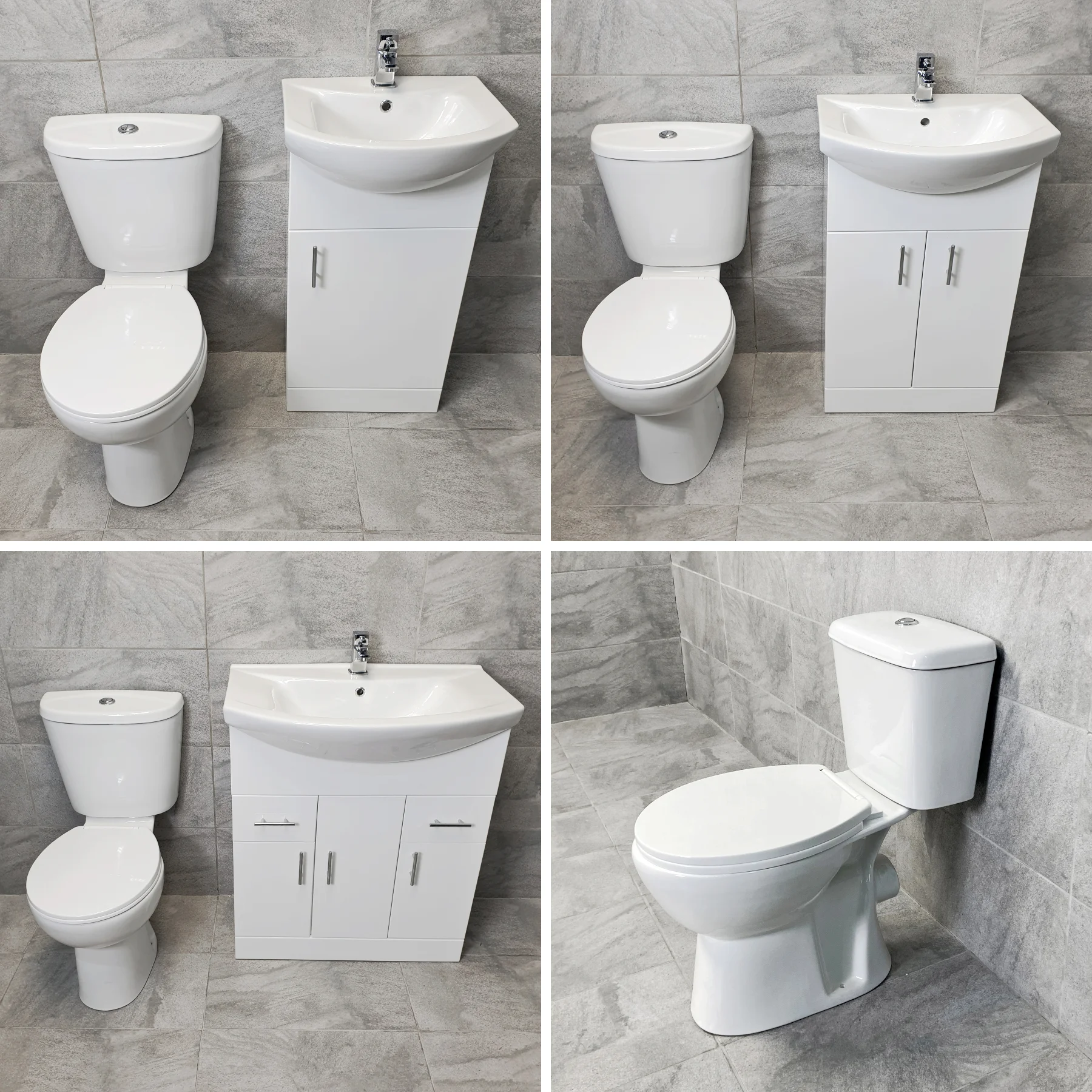 Toilet + Vanity Basin Sink Unit Set Cloakroom Bathroom Suite 450 550 650 750 3 Toilet + Vanity Basin Sink Unit Set Cloakroom Bathroom Suite 450 550 650 750