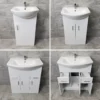 Designer Bathroom Vanity Basin Sink Unit Storage – White – Various Sizes 2 Designer Bathroom Vanity Basin Sink Unit Storage – White – Various Sizes -Comparethebathroom Shop St Moritz V05 Comp