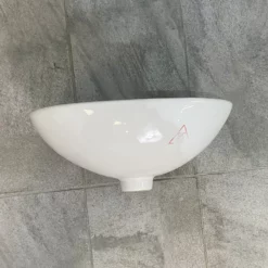 Stafford Wall Hung 455mm Basin 2 Tap Hole Ceramic Cloakroom -Comparethebathroom Shop Stafford Coniston Cloakroom 2th wall hung basin C111315 Below jpg webp