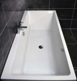Suzie Slim 1700mm X 750mm Square Style Thin Rim Double Ended Bath 8 Suzie Slim 1700mm X 750mm Square Style Thin Rim Double Ended Bath -Comparethebathroom Shop Suzie 1700x750mm Bath Square Style Thin Rim Bath With Extra Reinforced Version 332372373449 2 JPG