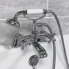 Sylvia Traditional Victorian Style Bath Shower Mixer Tap -Comparethebathroom Shop Sylvia BSM Bath Shower Mixer UKB 55 01 Front V2 1
