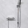 T6 Thermostatic Bar Shower Valve Set With Optional Multifunction Shower Head 1 T6 Thermostatic Bar Shower Valve Set With Optional Multifunction Shower Head -Comparethebathroom Shop T6 Shower set adjustable head 2 scaled jpg webp