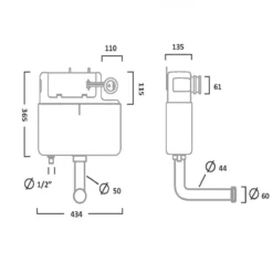 Rak Series 600 Back To Wall Rimless Toilet Pan Including Seat WC 15 Rak Series 600 Back To Wall Rimless Toilet Pan Including Seat WC -Comparethebathroom Shop Tavistock Vortex Concealed Cistern Dual Flush Front Top Access WC Toilet Slim 222309801676 2 JPG