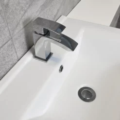 Tess White 1050mm / 1150mm Bathroom Vanity Basin Set + Square Style Toilet 13 Tess White 1050mm / 1150mm Bathroom Vanity Basin Set + Square Style Toilet -Comparethebathroom Shop Tess 1050 White GinaSQ Tap jpg webp