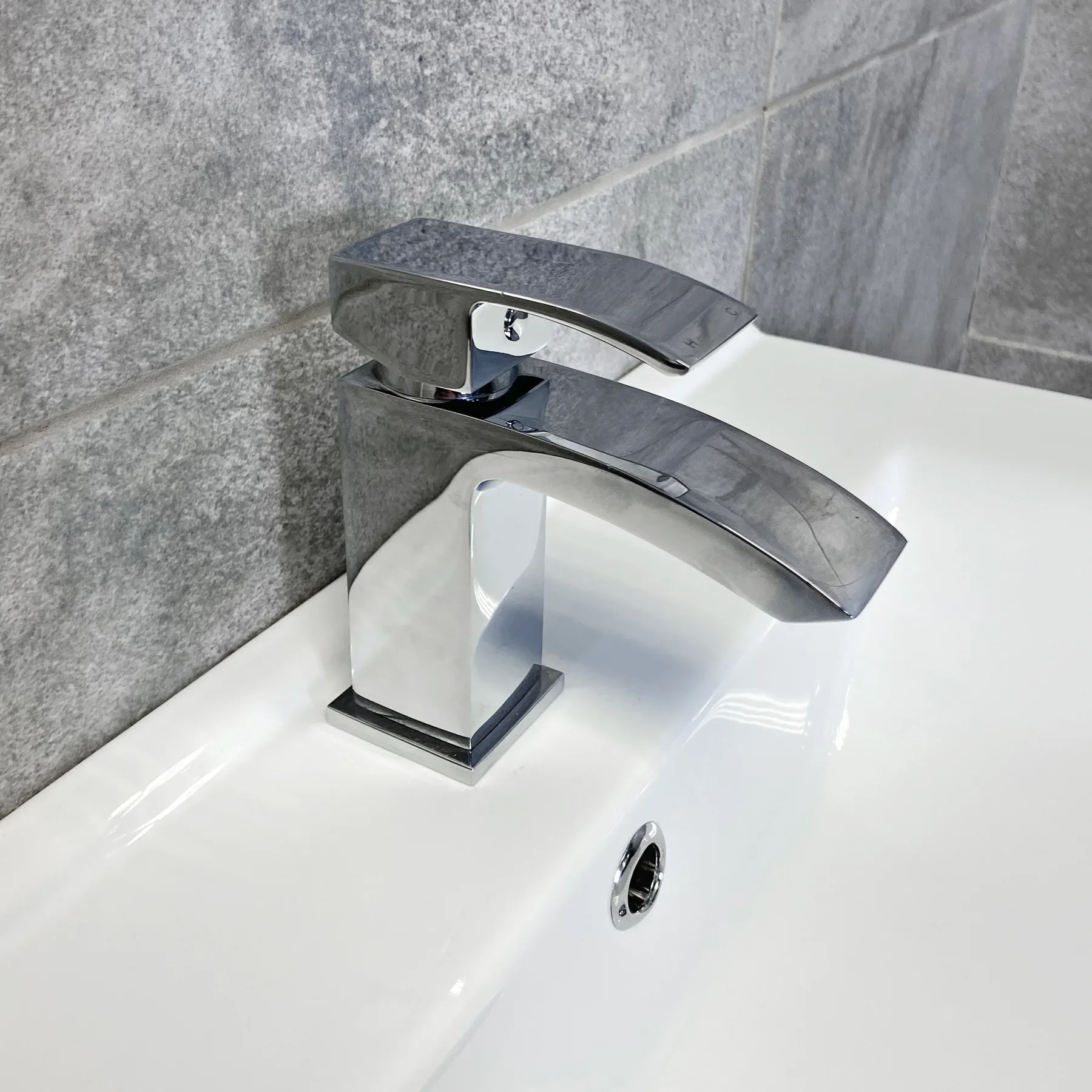 Tess White Square Vanity Unit Ceramic Basin & Meghana Comfort Height Toilet 6 Tess White Square Vanity Unit Ceramic Basin & Meghana Comfort Height Toilet - Image 4