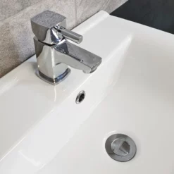 Hydros Tess Luxury 1050mm Bathroom Vanity Set Sink Basin + Square Style Toilet -Comparethebathroom Shop Tess Troya Anthracite 1050 Luxury Tap jpg webp