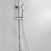 Leo Thermostatic Round Twin Head Shower Set Cool Touch TMV Approved -Comparethebathroom Shop Thermostatic Round Twin Head Shower Set Cool Touch TMV Approved 331560615270 JPG