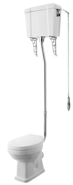 Premier® Carlton High Level Traditional Toilet WC Victorian + FREE Soft Close Seat 12 Premier® Carlton High Level Traditional Toilet WC Victorian + FREE Soft Close Seat -Comparethebathroom Shop Traditional Victorian High Level Toilet Basin Set Bathroom Suite WC Sink 222244595323 4 JPG