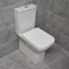 Meghana Comfort Height Rimless Toilet Extra Tall Inc Seat Short Projection -Comparethebathroom Shop UKB Meghana comfort toilet jpg