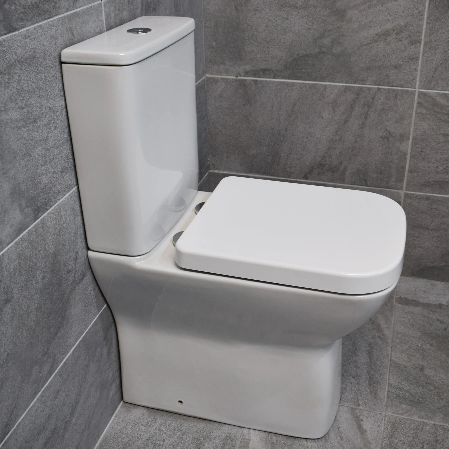 Meghana Comfort Height Rimless Toilet Extra Tall Inc Seat Short Projection 4 Meghana Comfort Height Rimless Toilet Extra Tall Inc Seat Short Projection - Image 2