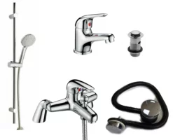 Bath Shower Mixer Tap With Slide Rail Kit Shower Head For Showerbath Or Bath -Comparethebathroom Shop V04 V05 JTY034 P506 TWA002 BSM new T6SKSFC WASTES COLLAGE OCT 20 scaled jpg webp