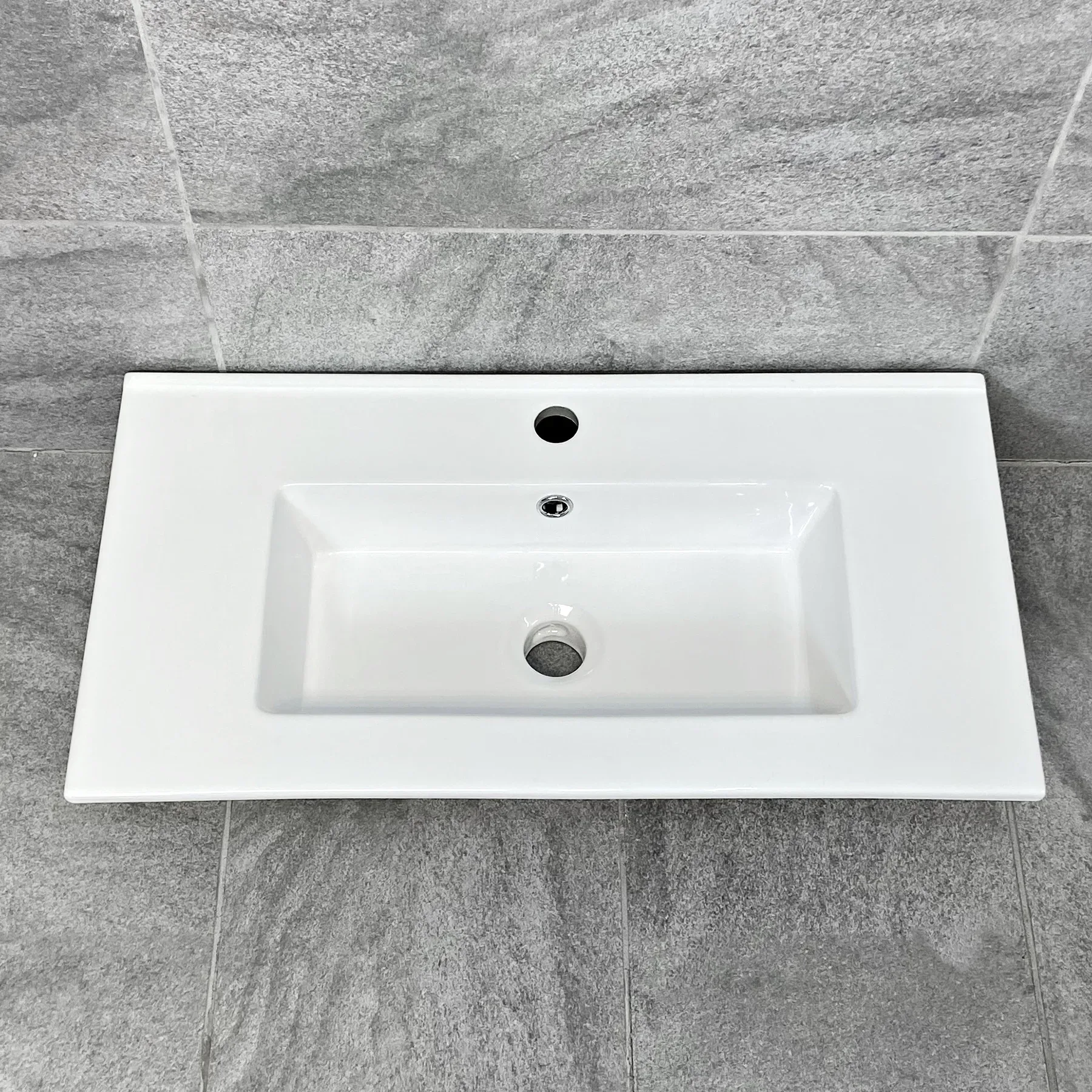 710mm X 365mm Ceramic Bathroom Furniture Sink Vanity Basin Rectangular 5 710mm X 365mm Ceramic Bathroom Furniture Sink Vanity Basin Rectangular - Image 3
