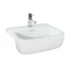 Rak Metropolitan Semi Recessed Ceramic Basin 1 Rak Metropolitan Semi Recessed Ceramic Basin -Comparethebathroom Shop Variation of Rak Metropolitan Semi Recessed Basin amp Back To Wall Toilet Pan Bathroom Suite 332217881065 8490 JPG 1