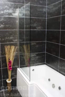 L Shaped Spa Bath And Screen With Whirlpool – Left Hand Option 13 L Shaped Spa Bath And Screen With Whirlpool – Left Hand Option -Comparethebathroom Shop Vicky L Shape Shower bath with Whirlpool Std Screen RH KIT461L pic 2 jan 15 copy jpg webp