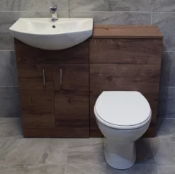 1350mm Walnut Drawerline Vanity Set Bathroom Storage Toilet + Basin Sink 17 1350mm Walnut Drawerline Vanity Set Bathroom Storage Toilet + Basin Sink -Comparethebathroom Shop Walnut 1400mm Vanity Set Inc Drawline KIT671 9 Comp Jun 18 jpg webp