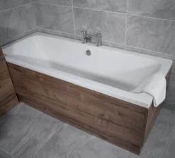 Heavy Duty MDF Bath Panels With A Walnut Oak Finish 7 Heavy Duty MDF Bath Panels With A Walnut Oak Finish -Comparethebathroom Shop Walnut front panel WALNUTPANEL 1 Jul 18 jpg webp 1