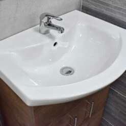 Comparethebathroom Shop -Comparethebathroom Shop Walnut550 unit rak toilet basin 1