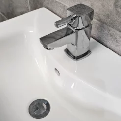 Hydros Luxury 1050mm Bathroom Vanity Set Sink Basin + Square Style Toilet -Comparethebathroom Shop Walnut 1050 Compare Tap jpg webp