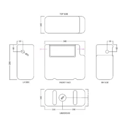 Hudson Reed Concealed Dual Flush Cistern 3/6 Litre Choice Of Push Button Flush 12 Hudson Reed Concealed Dual Flush Cistern 3/6 Litre Choice Of Push Button Flush -Comparethebathroom Shop XTY008 Concealed Cistern Sizes jpg webp