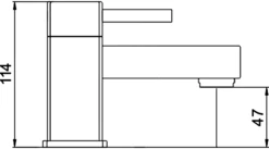 Rae Basin Sink Mono Mixer Tap With Bath Filler Tap Option Bathroom -Comparethebathroom Shop Y03 2