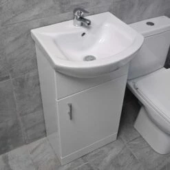 Rak Origin Compact Toilet + Vanity Basin Sink Unit Cloakroom Set Ensuite 19 Rak Origin Compact Toilet + Vanity Basin Sink Unit Cloakroom Set Ensuite -Comparethebathroom Shop kit710 RAK Origin St Moritz 450 sink
