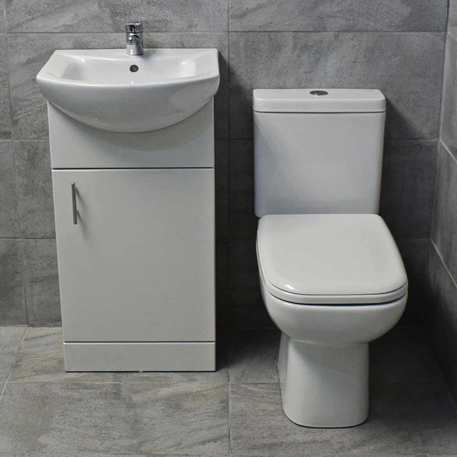 Rak Origin Compact Toilet + Vanity Basin Sink Unit Cloakroom Set Ensuite 3 Rak Origin Compact Toilet + Vanity Basin Sink Unit Cloakroom Set Ensuite