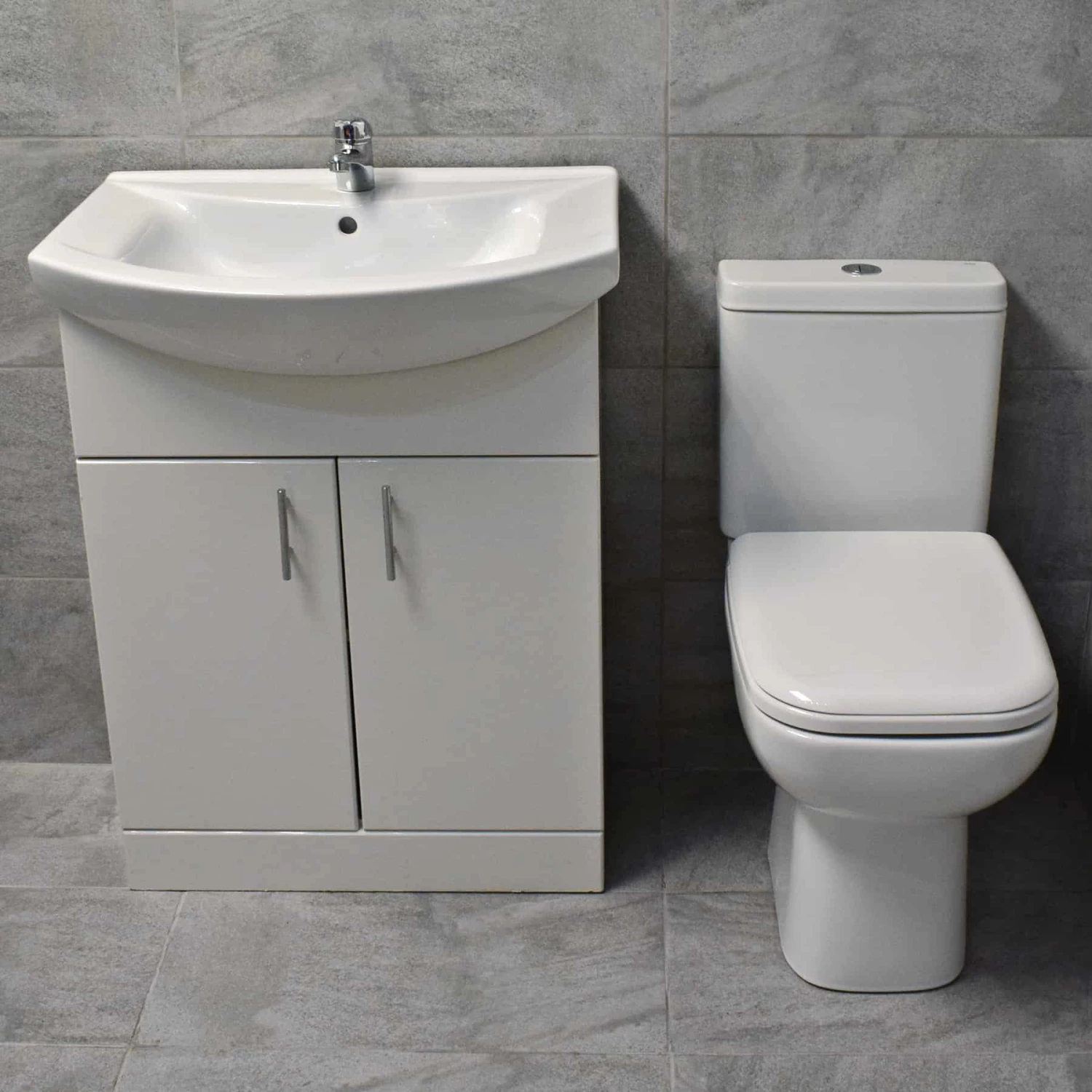 Rak Origin Compact Toilet + Vanity Basin Sink Unit Cloakroom Set Ensuite 5 Rak Origin Compact Toilet + Vanity Basin Sink Unit Cloakroom Set Ensuite - Image 3
