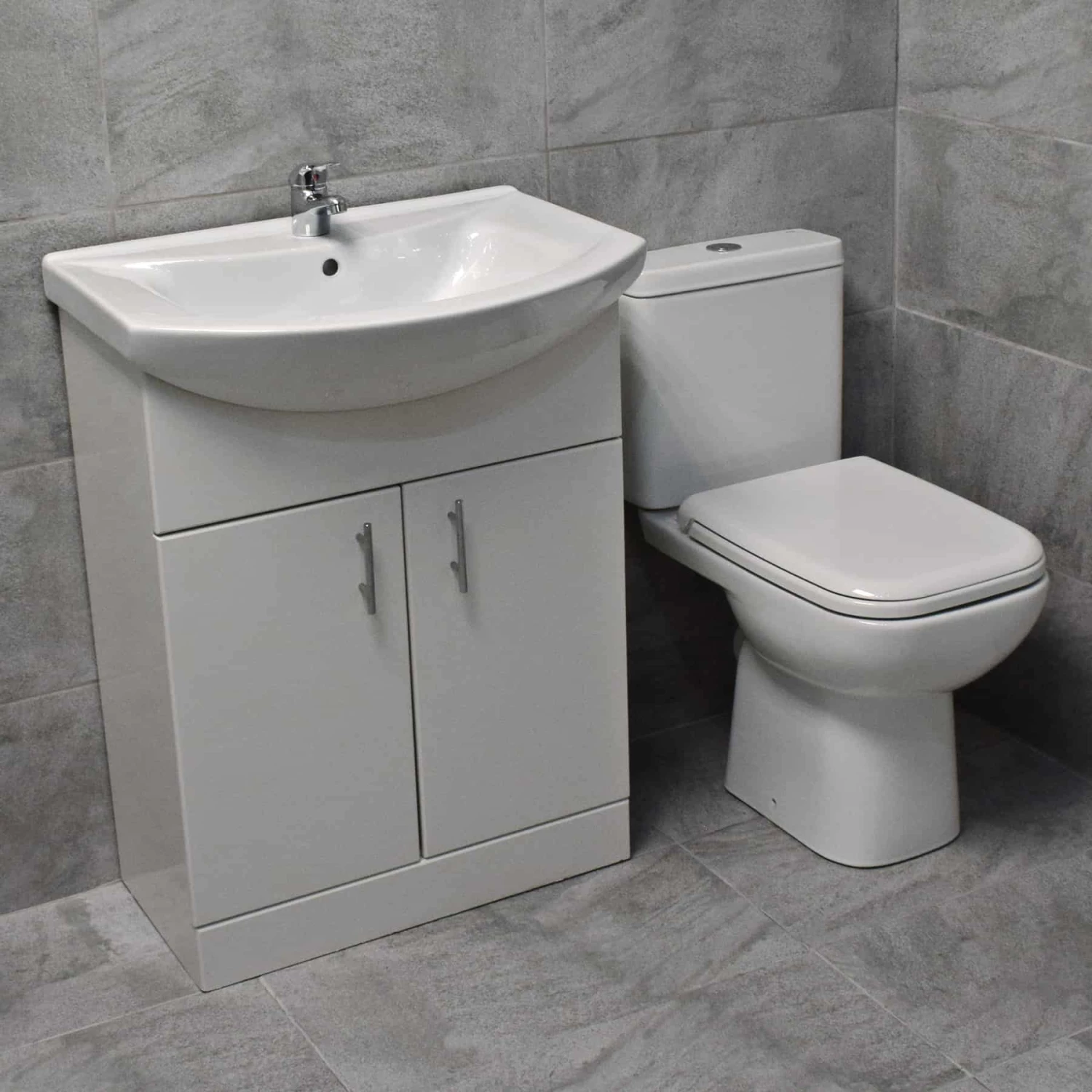 Rak Origin Compact Toilet + Vanity Basin Sink Unit Cloakroom Set Ensuite 9 Rak Origin Compact Toilet + Vanity Basin Sink Unit Cloakroom Set Ensuite - Image 7