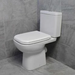 Rak Origin Compact Toilet + Vanity Basin Sink Unit Cloakroom Set Ensuite 14 Rak Origin Compact Toilet + Vanity Basin Sink Unit Cloakroom Set Ensuite -Comparethebathroom Shop kit710 RAK Origin St Moritz toilet side