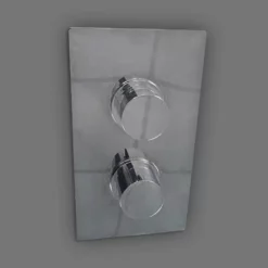Concealed Thermostatic ABS Shower Valve WRAS Approved – One Outlet – Chrome -Comparethebathroom Shop nzl100 Concealed Thermostatic jpg webp