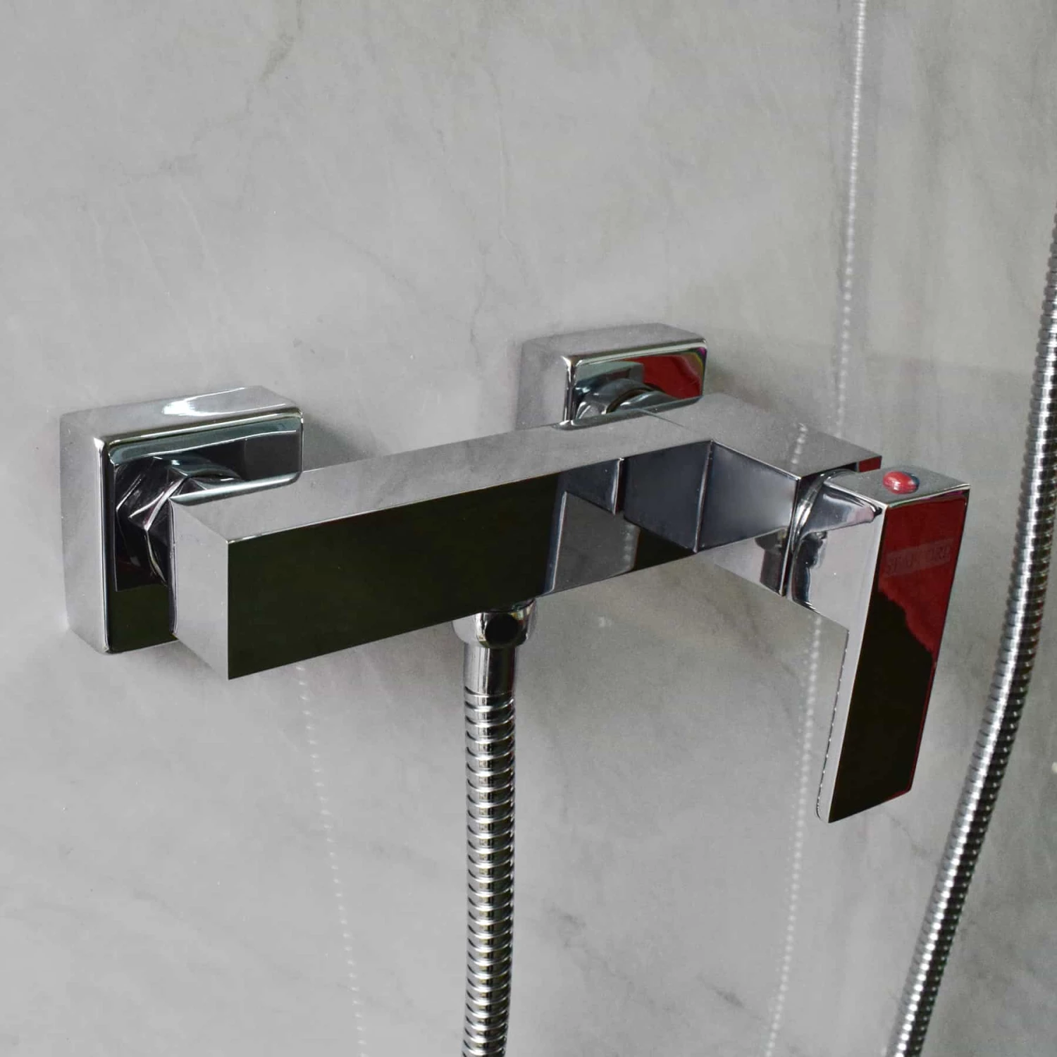 Eva Square Style Manual Shower Valve Set Combi Suitable Modern Style 5 Eva Square Style Manual Shower Valve Set Combi Suitable Modern Style - Image 3